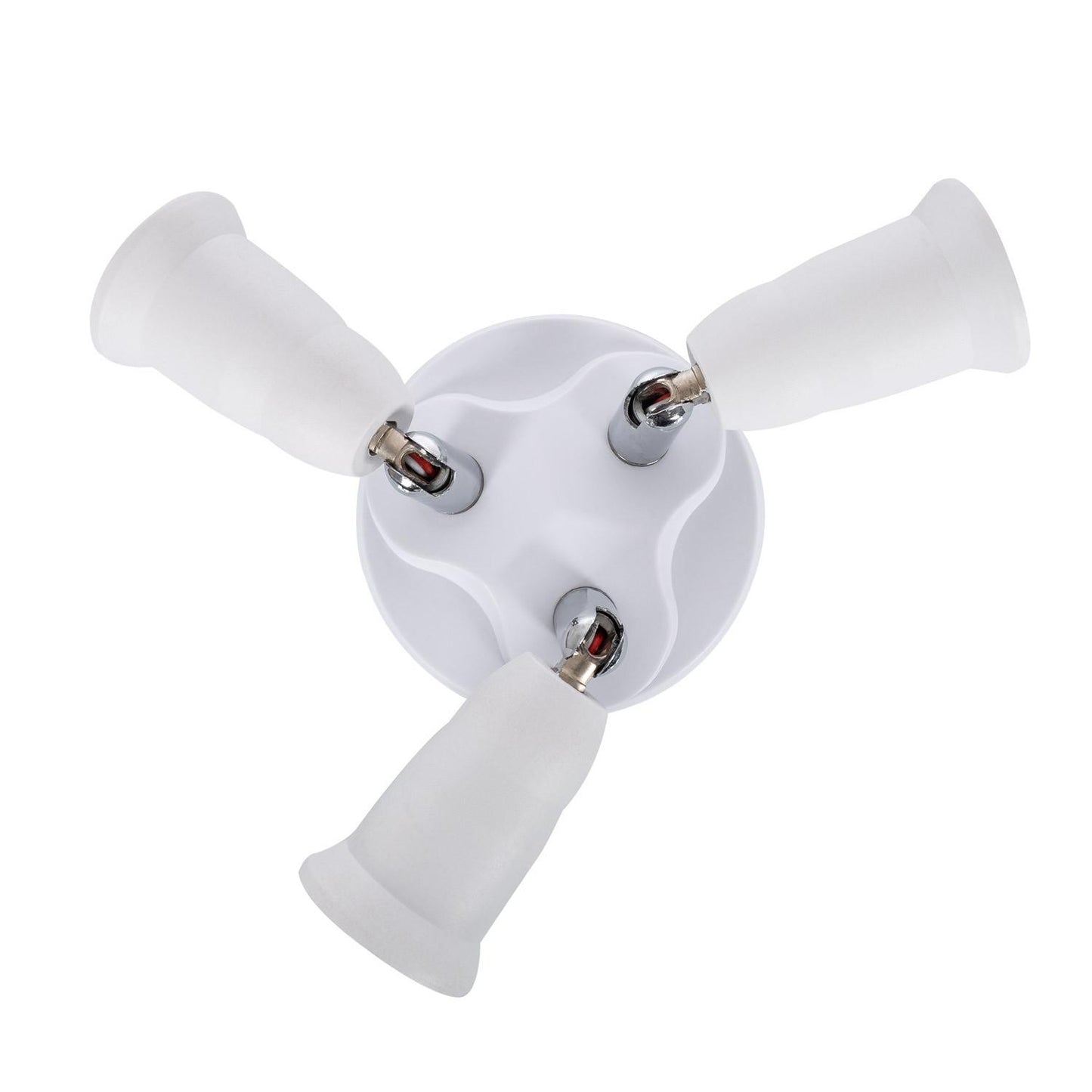 Adaptateur Triple Douille E27 pour Intérieur, 300W Max