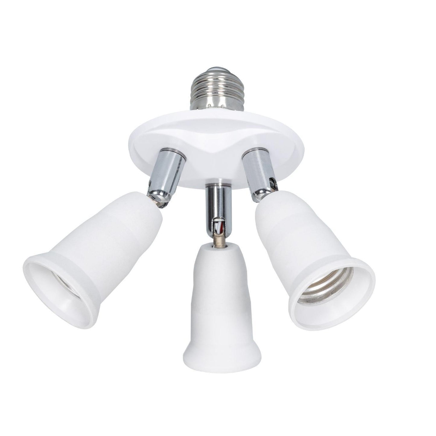 Adaptateur Triple Douille E27 pour Intérieur, 300W Max