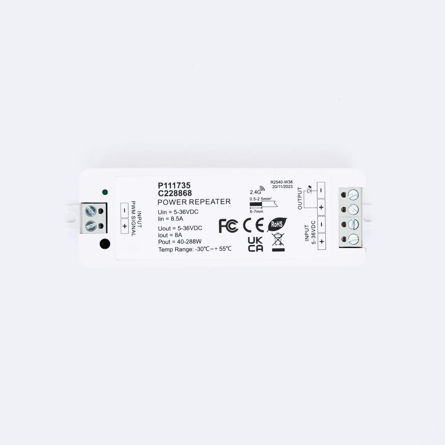 Amplificateur de Puissance LED 288W, IP20, Usage Intérieur