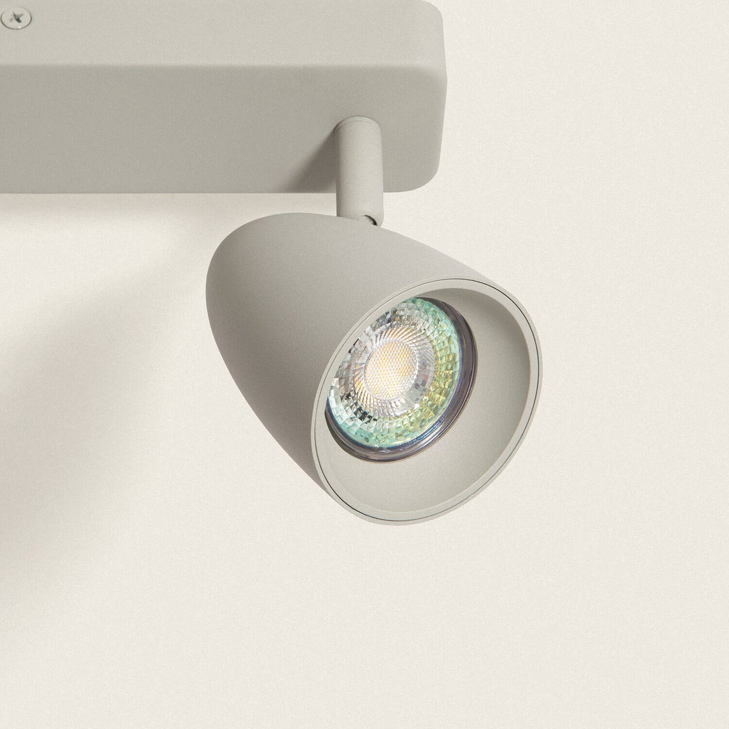 Plafonnier LED Aluminium Adrien 2 Spots 15W IP20 Orientable