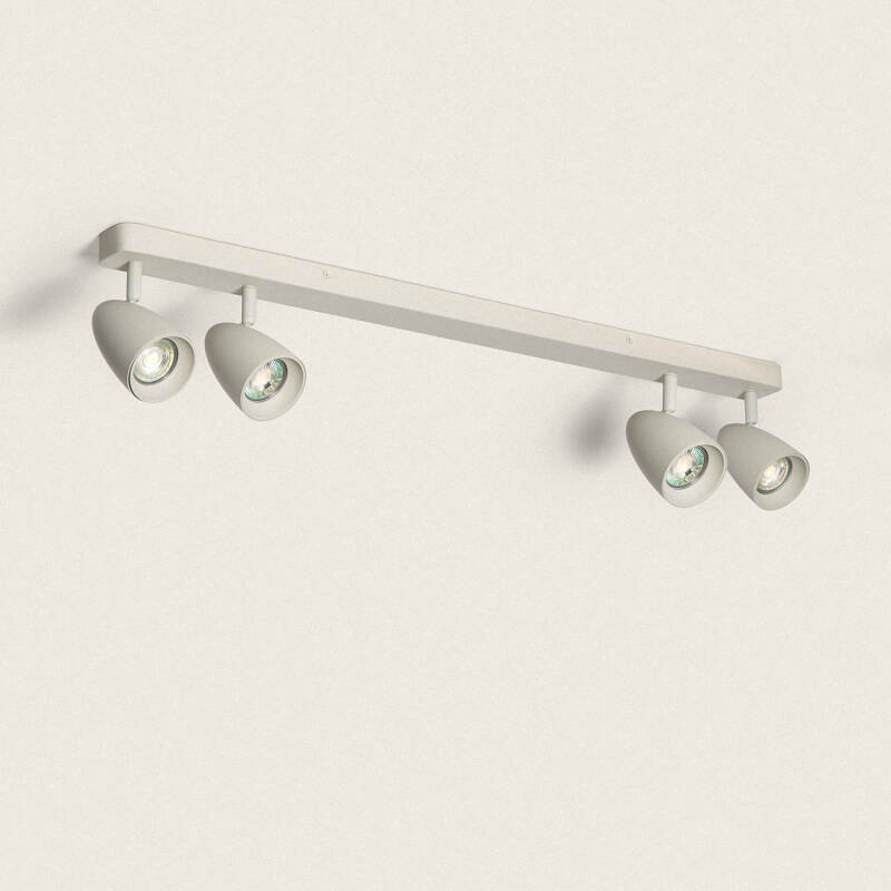 Applique LED Aluminium Rectangulaire 4 Spots 15W IP20