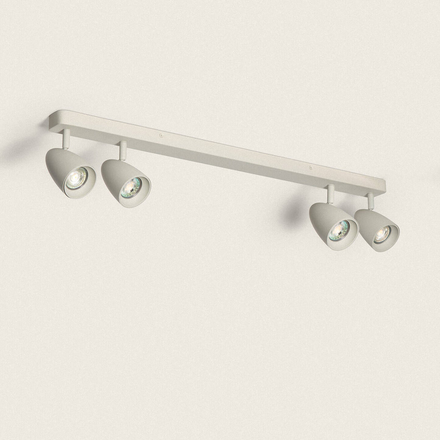 Applique LED Aluminium Rectangulaire 4 Spots 15W IP20
