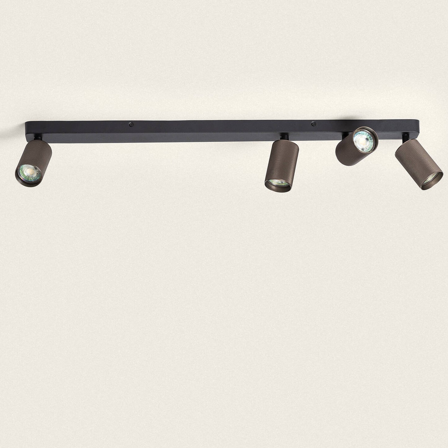 LED-Deckenleuchte 4 verstellbare Strahler 20W IP20 aus Aluminium