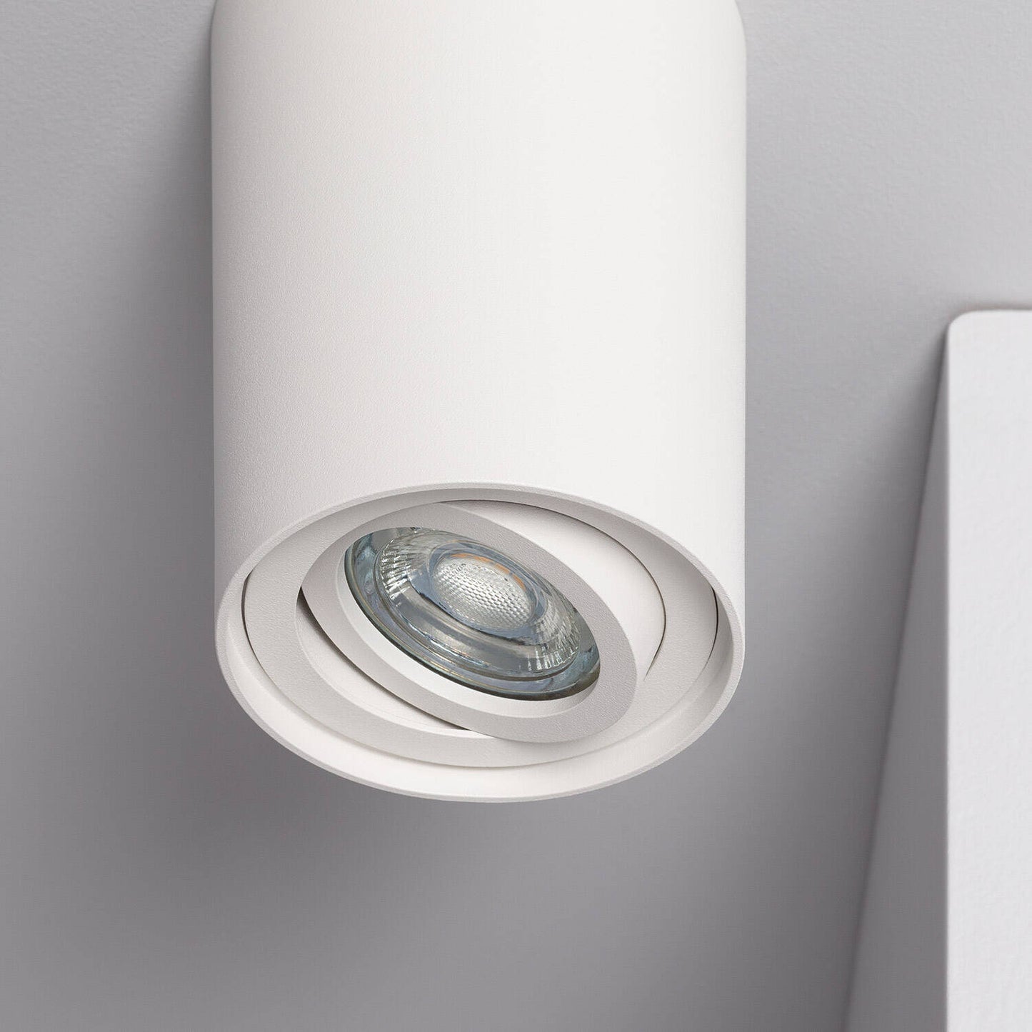 Plafonnier LED Aluminium Blanc 10W IP20