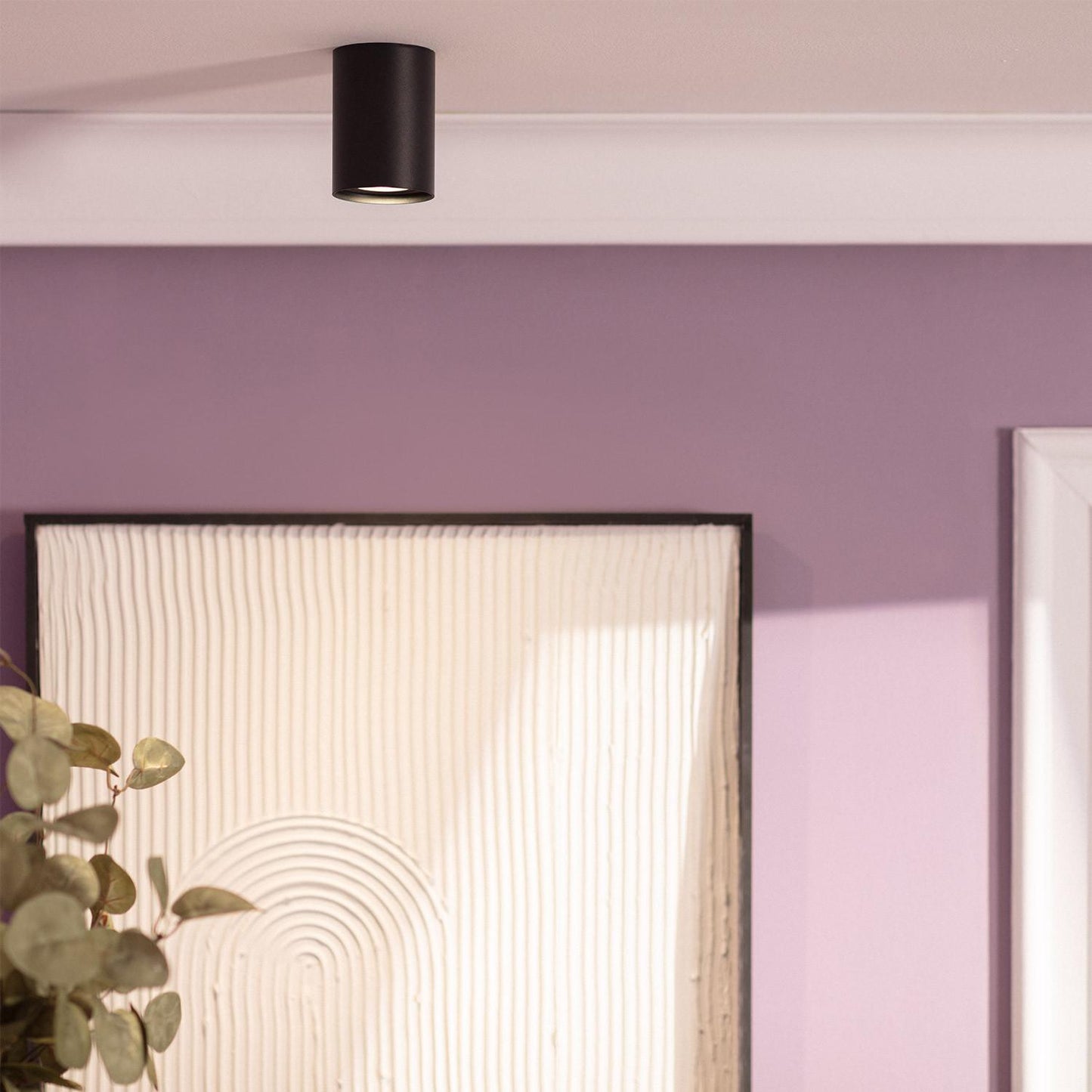 Plafonnier LED Noir Orientable 10W IP20 en Aluminium