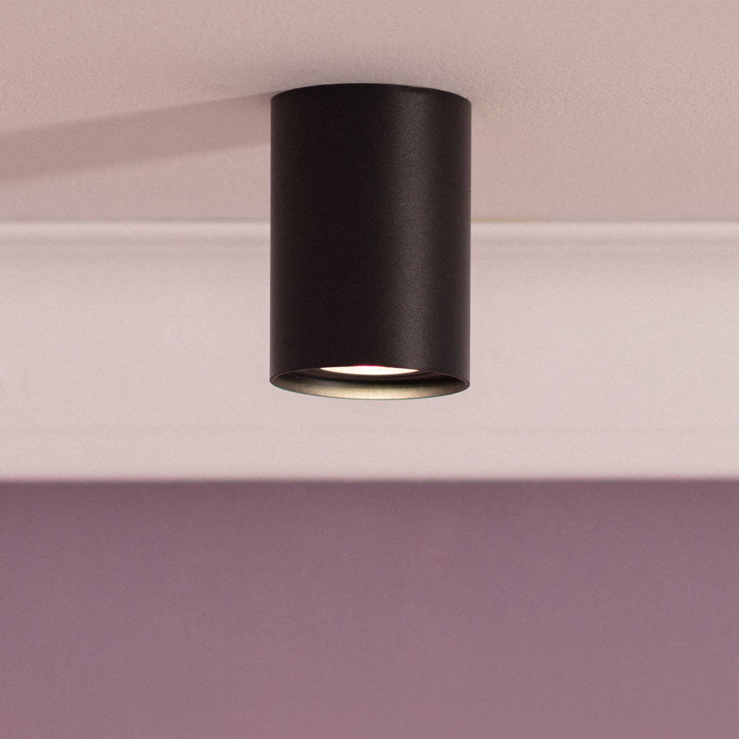 Plafonnier LED Noir Orientable 10W IP20 en Aluminium