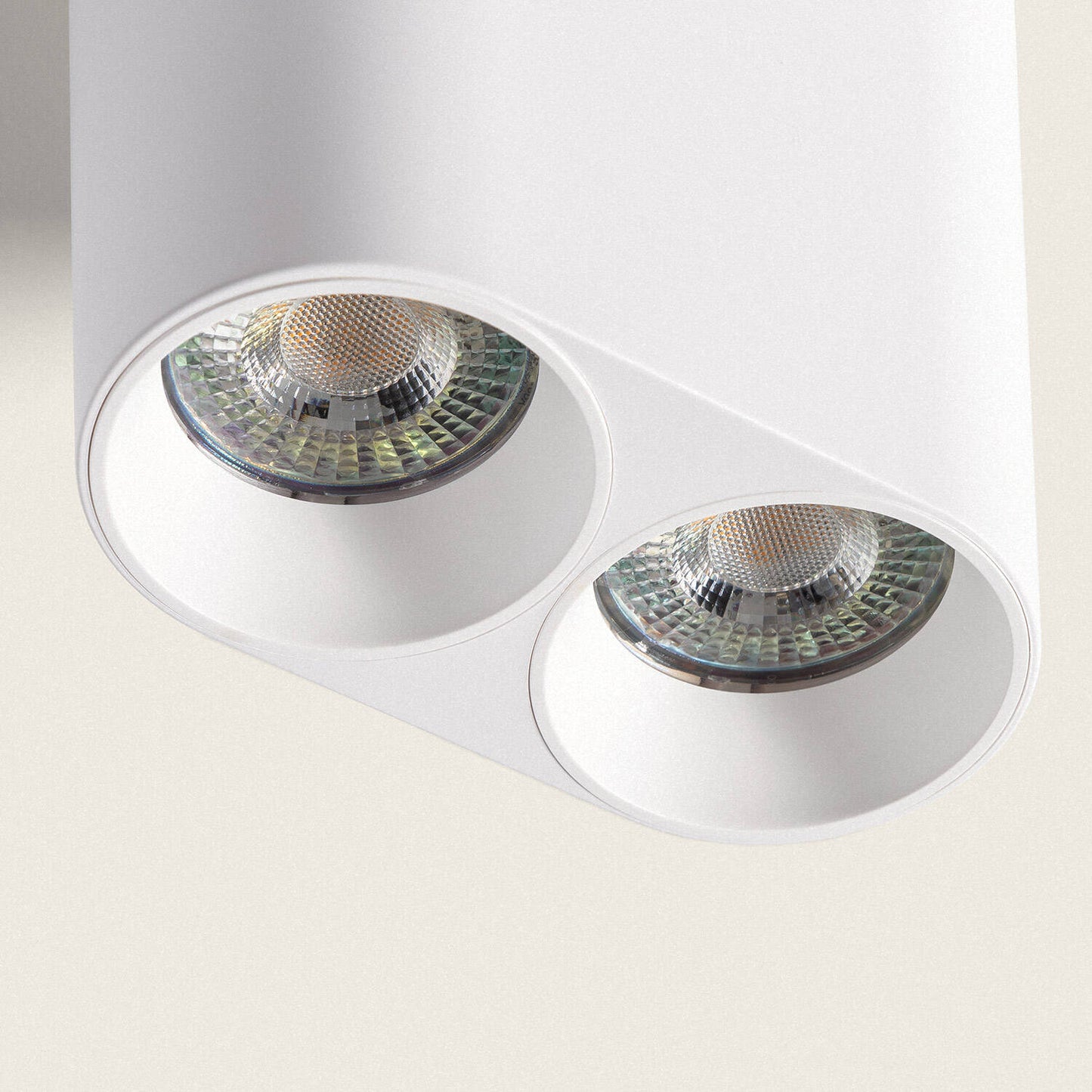 Plafonnier Circulaire Double Traxim, IP20, 220-240V, Installation en Saillie