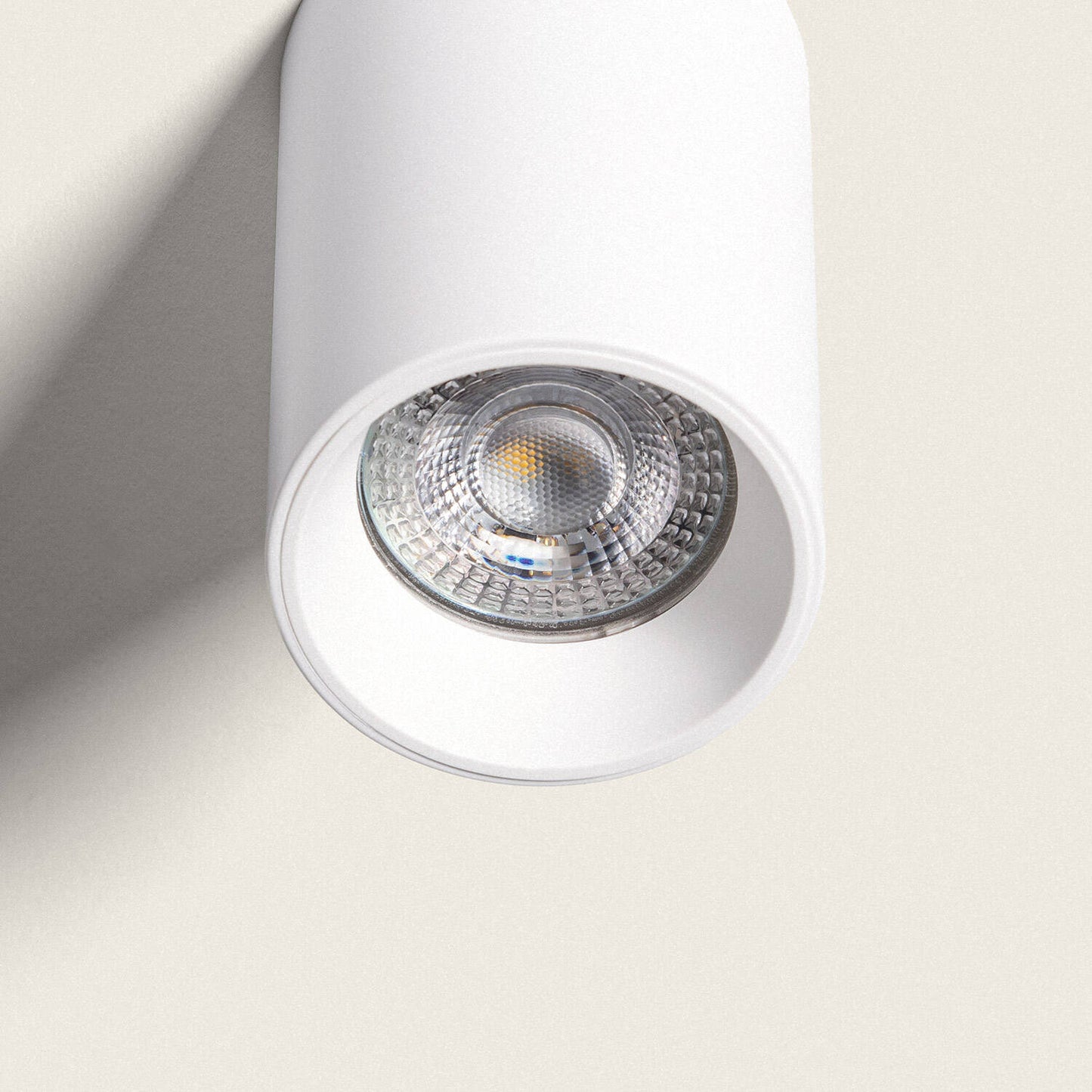 Plafonnier Rond LED GU10, IP20, Installation en Saillie