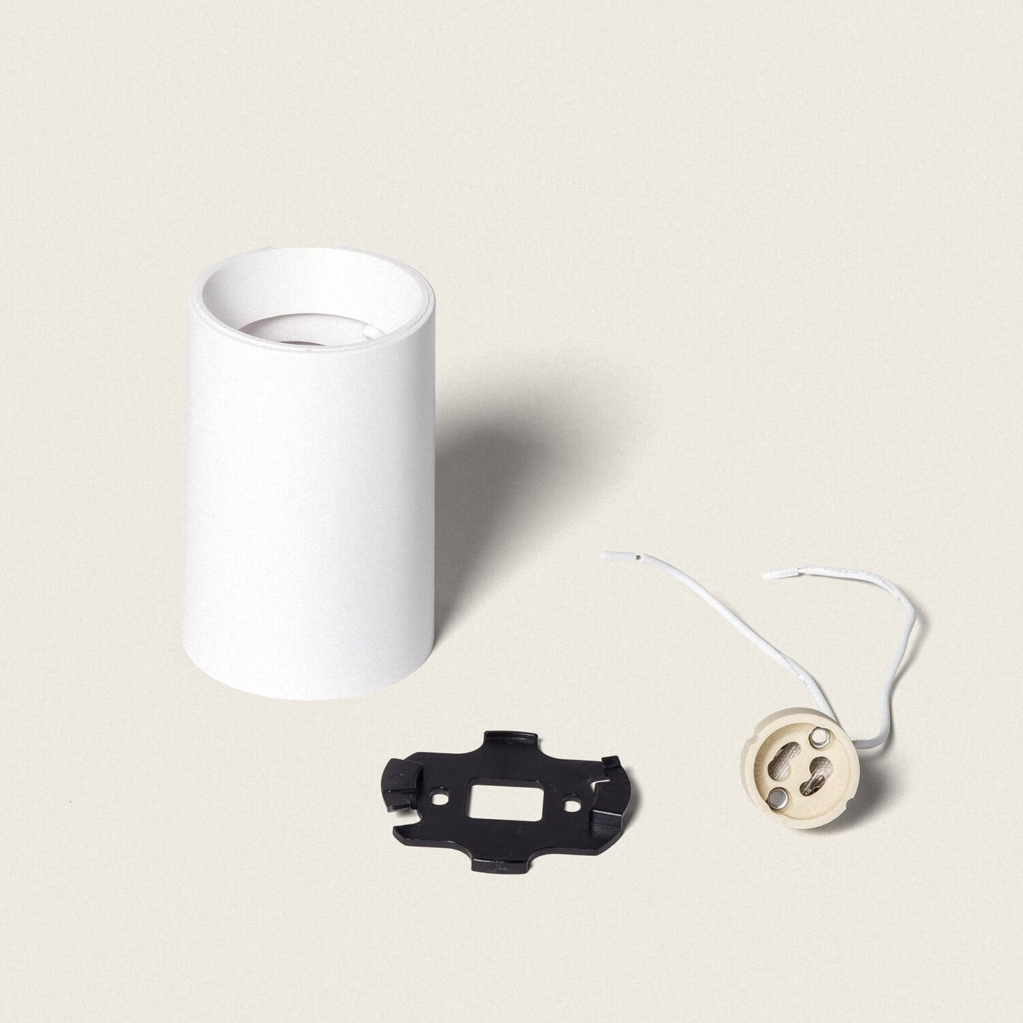 Plafonnier Rond LED GU10, IP20, Installation en Saillie