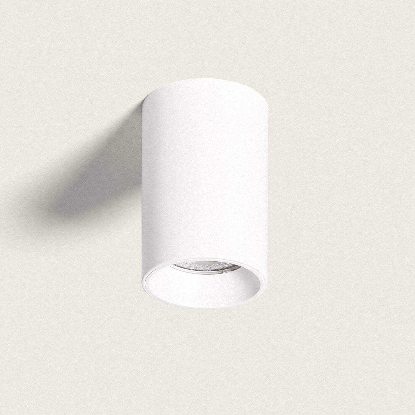 Plafonnier Rond LED GU10, IP20, Installation en Saillie