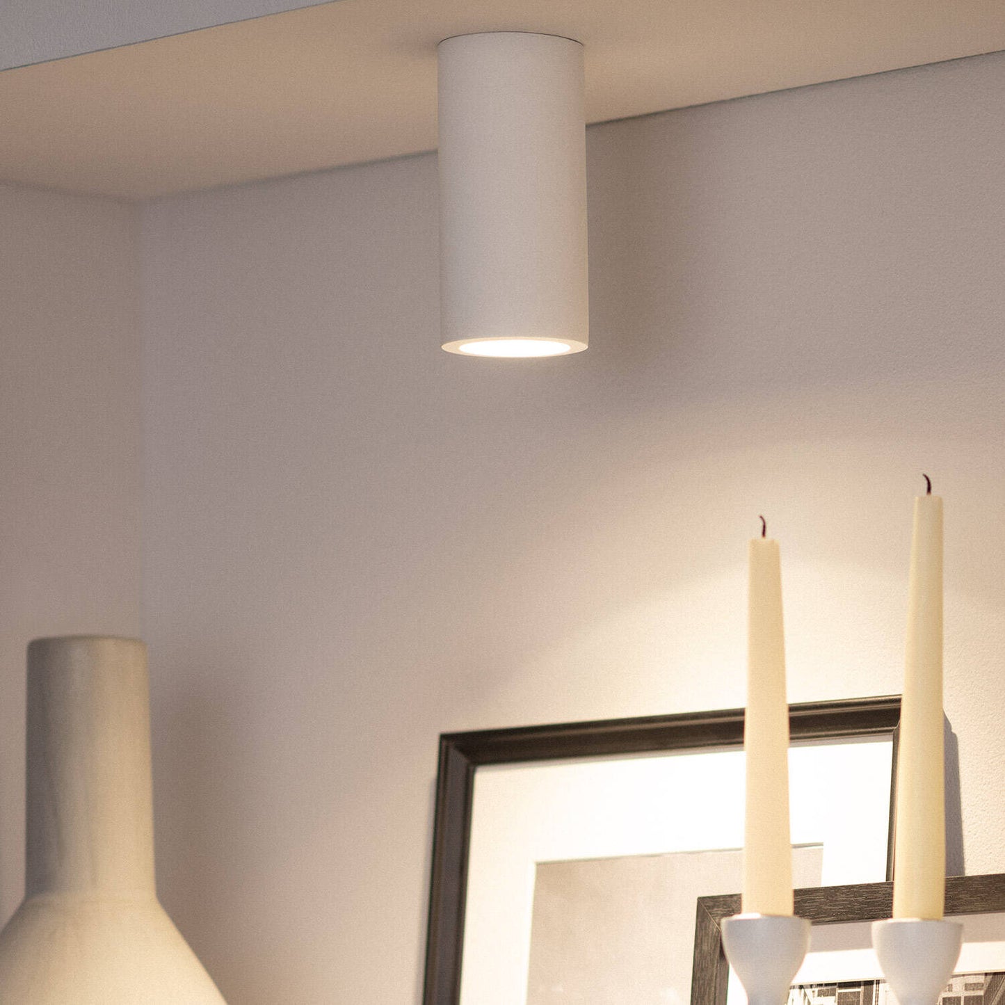 Plafonnier LED en Plâtre 25W IP20 pour Intérieur