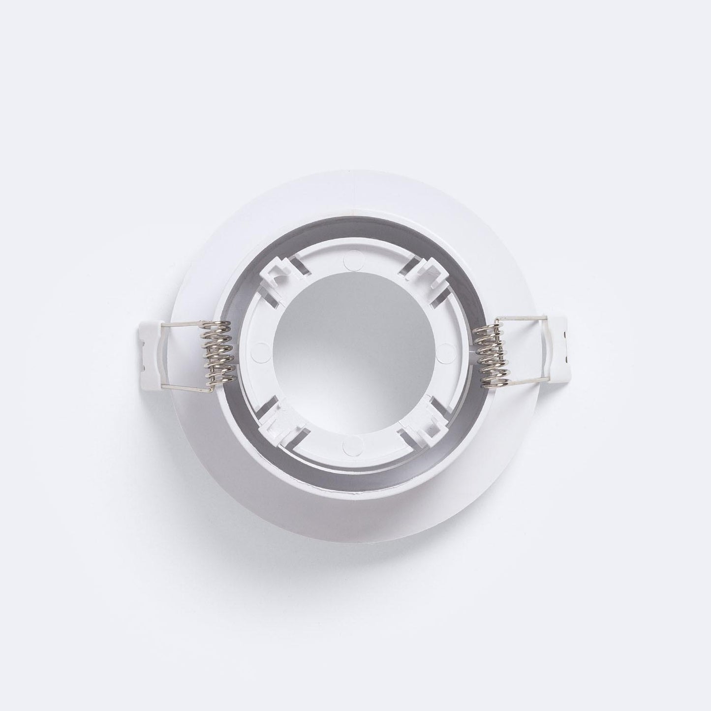 Collerette Downlight Ronde Blanche, Encastrable, IP20, Ø 75 mm