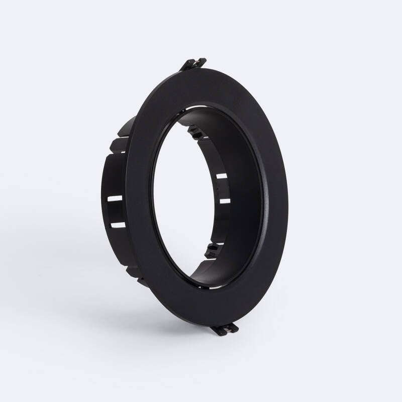 Collerette Downlight Orientable AR111, Encastrable Ø135 mm, IP20, Noir
