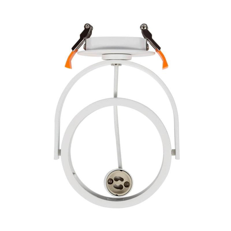 Collerette Downlight Ronde Orientable GU10 AR111 en Aluminium IP20
