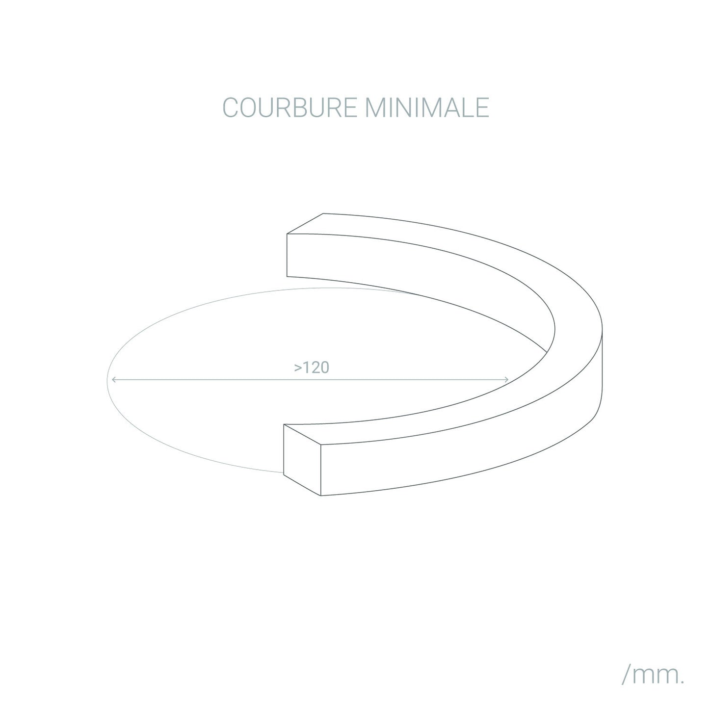 Néon LED Flexible Dimmable 7.5W/m, 50m, IP67, Jaune, Extérieur/Intérieur