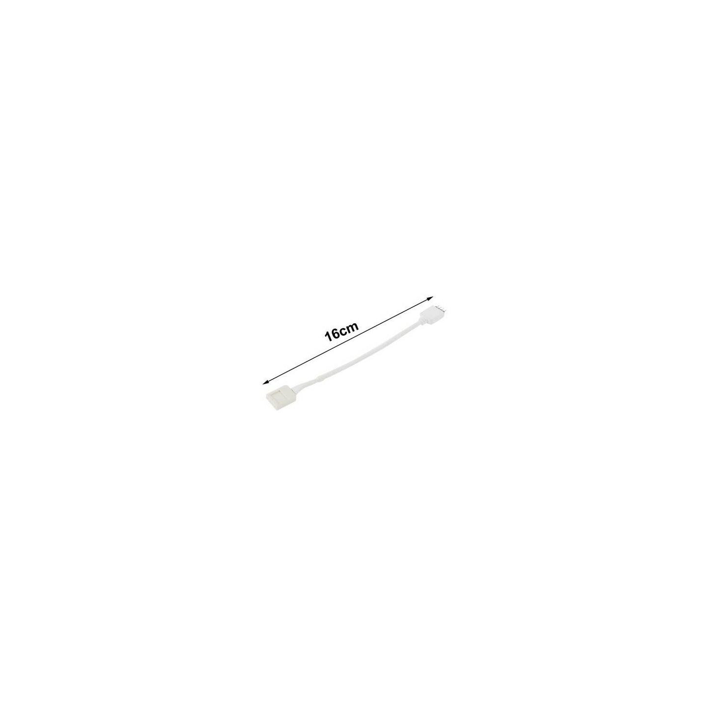 Connecteur Rapide Mâle pour Ruban LED 12/24V DC RGB, IP20, Usage Intérieur