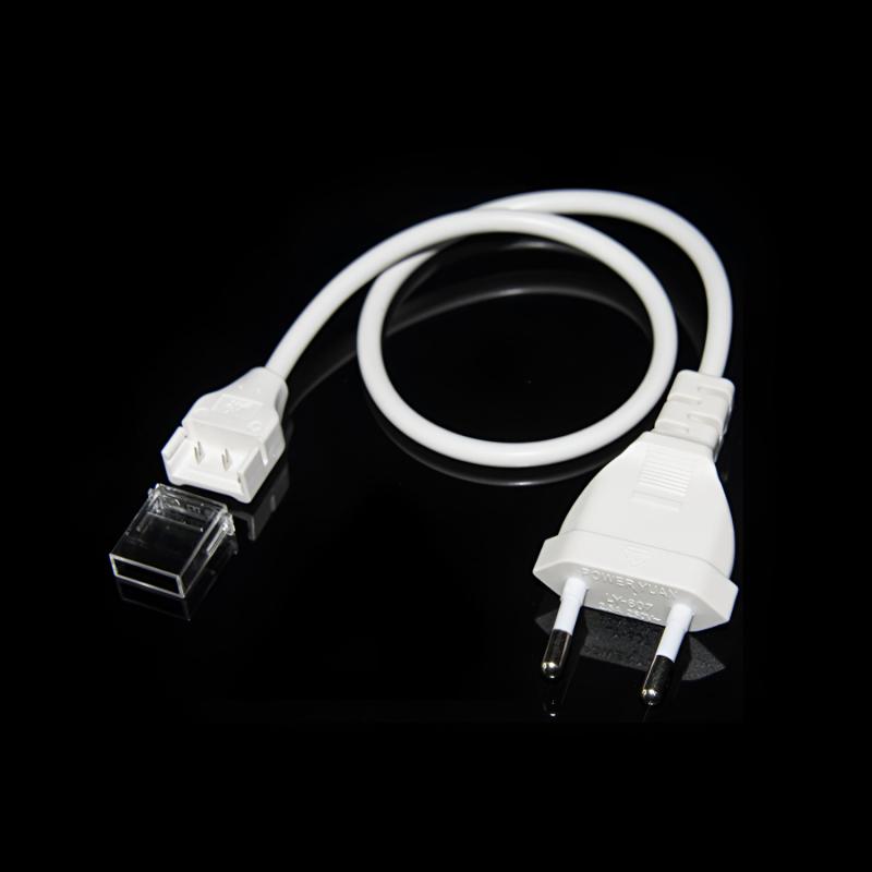 Câble de Connexion pour Ruban LED COB 220V AC, 10mm, IP20, Intérieur