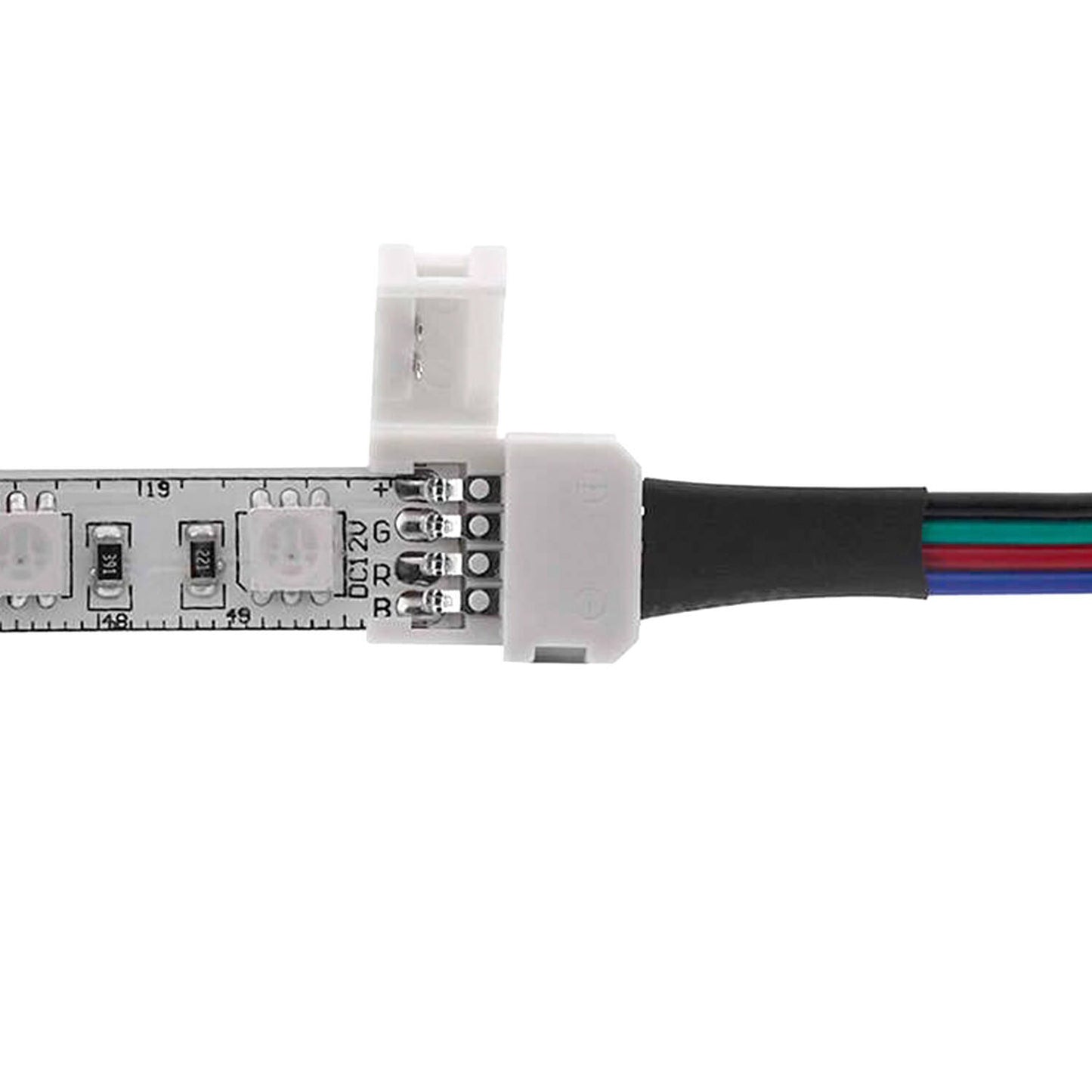 Connecteur Rapide Ruban LED 12/24V DC RGB 10mm IP20