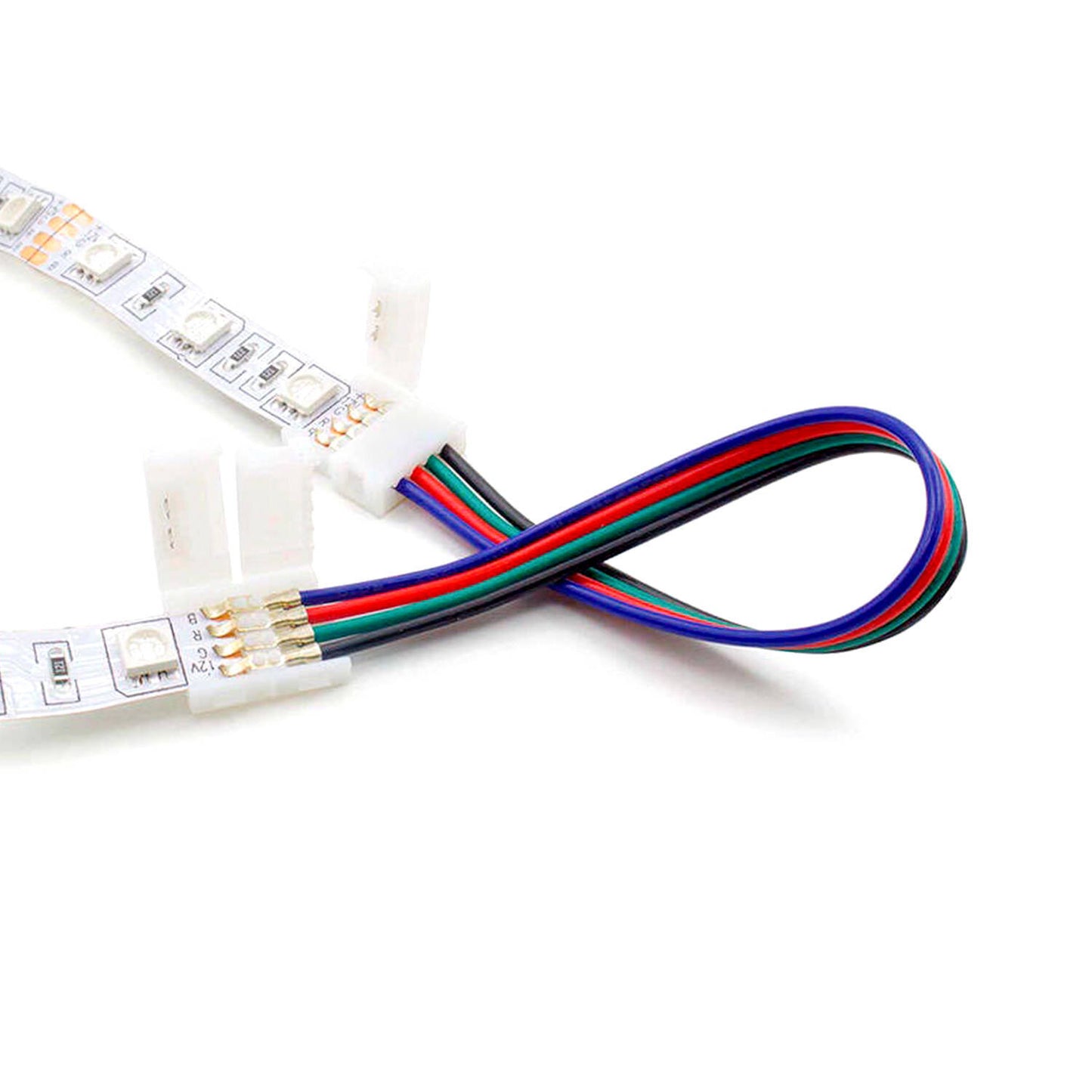 Connecteur Rapide Ruban LED 12/24V DC RGB 10mm IP20