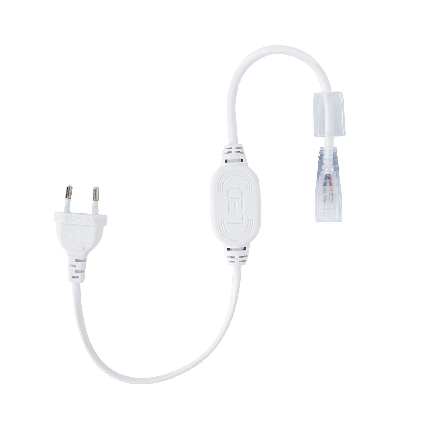 Câble Rectificateur pour Ruban LED 220V AC, IP65, Coupe 50cm, Usage Intérieur/Extérieur