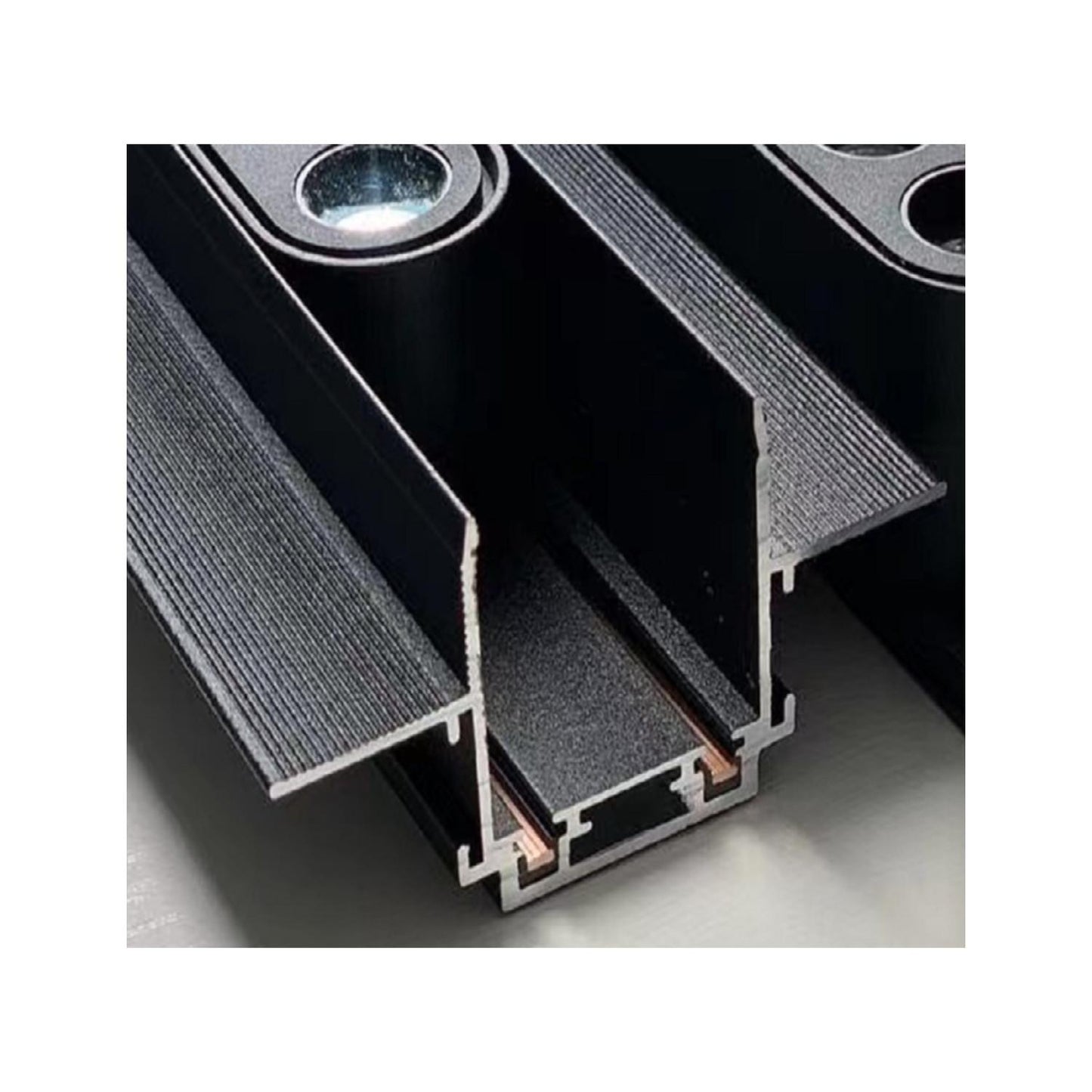 Rail Magnétique Encastrable 48V 1m Extra-Plat IP20