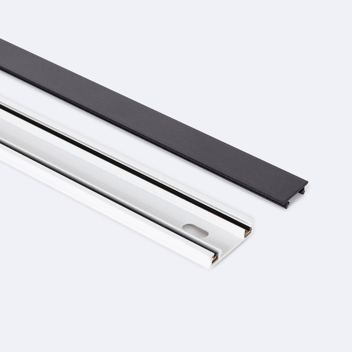 Rail Magnétique LED 48V 2m Extra-Plat, IP20, Installation en Saillie