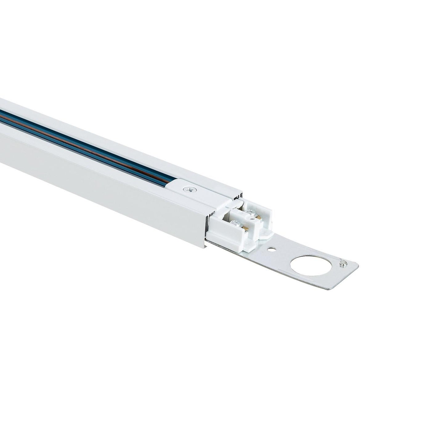 Rail Monophasé 1M pour Spots LED, 250W, IP20, Installation en Saillie