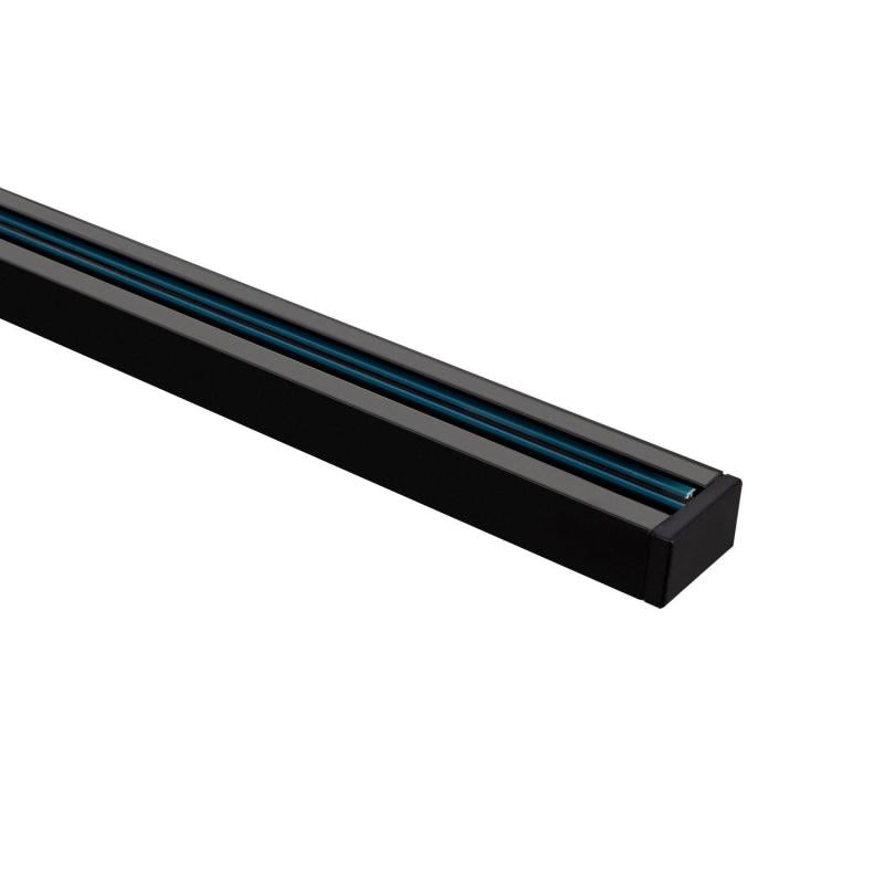 Rail Monophasé UltraPower 2m, 250W, IP20, Installation en Saillie, Noir