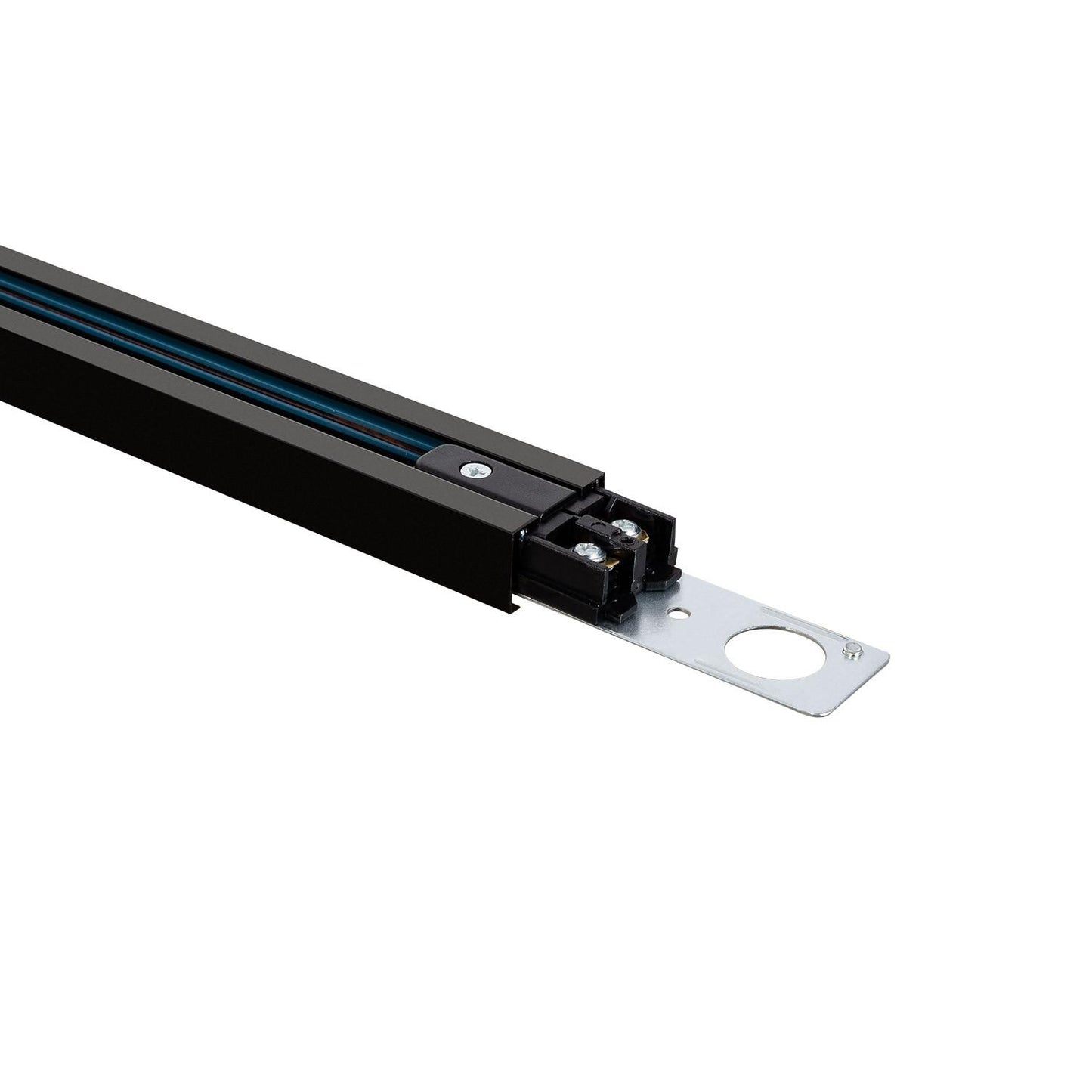 Rail Monophasé UltraPower 2m, 250W, IP20, Installation en Saillie, Noir