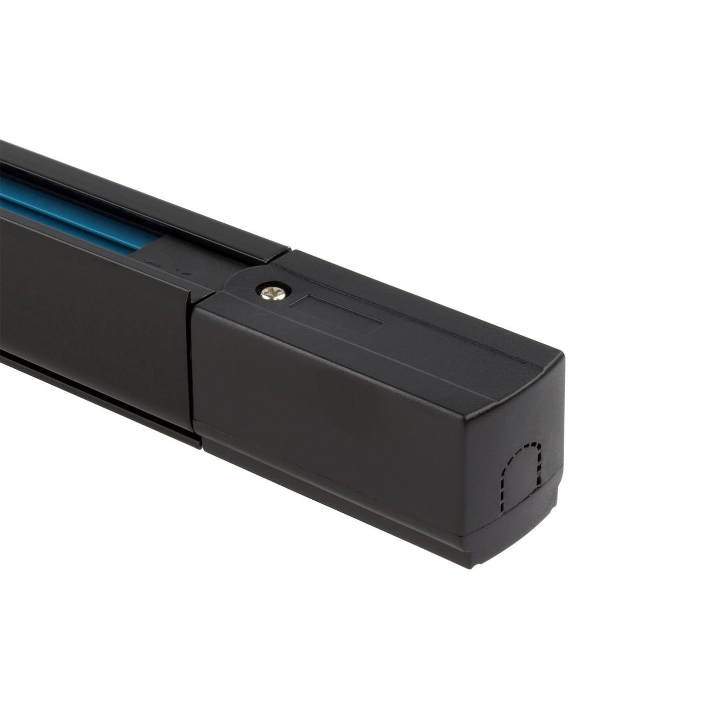 Rail Triphasé en Aluminium 1m pour Spots LED, IP20, 2000W, Installation en Saillie
