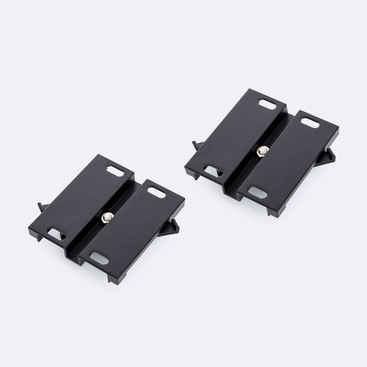 Clip de Montage en Saillie pour Barre Linéaire LED, Aluminium Noir