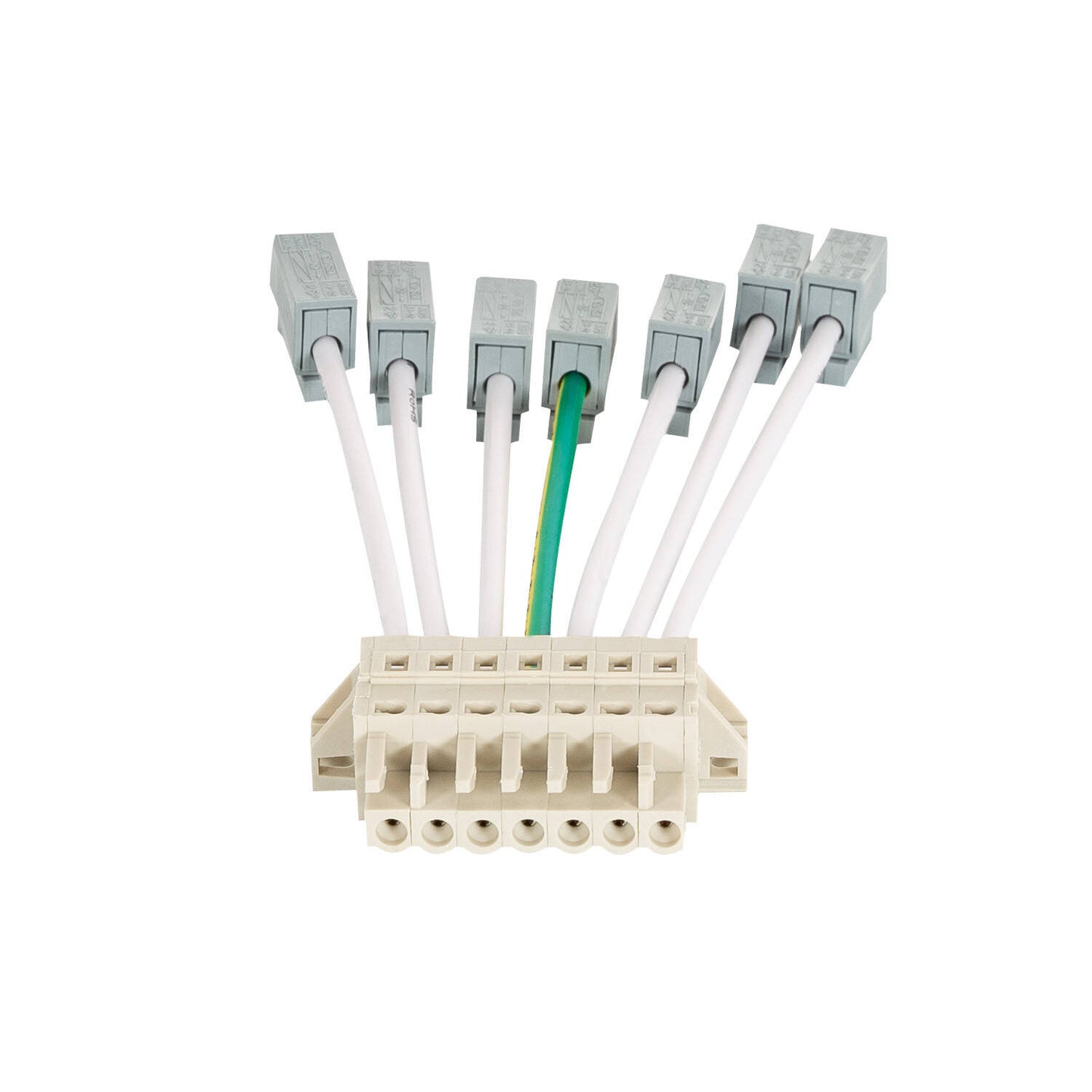 Connecteur d'Alimentation pour Barre Linéaire LED, IP20, Blanc, PC