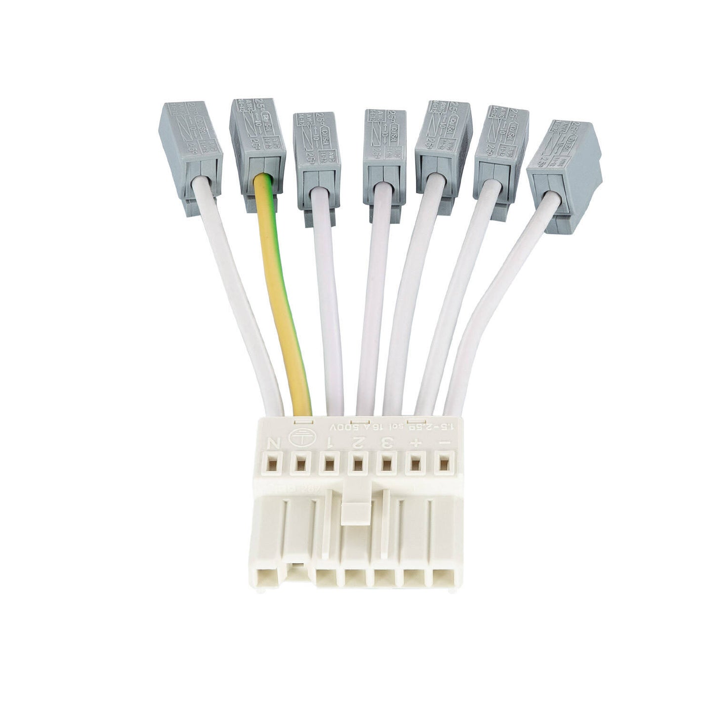 Connecteur Secteur pour Module Linéaire LED Trunking Retrofit, Blanc, CE