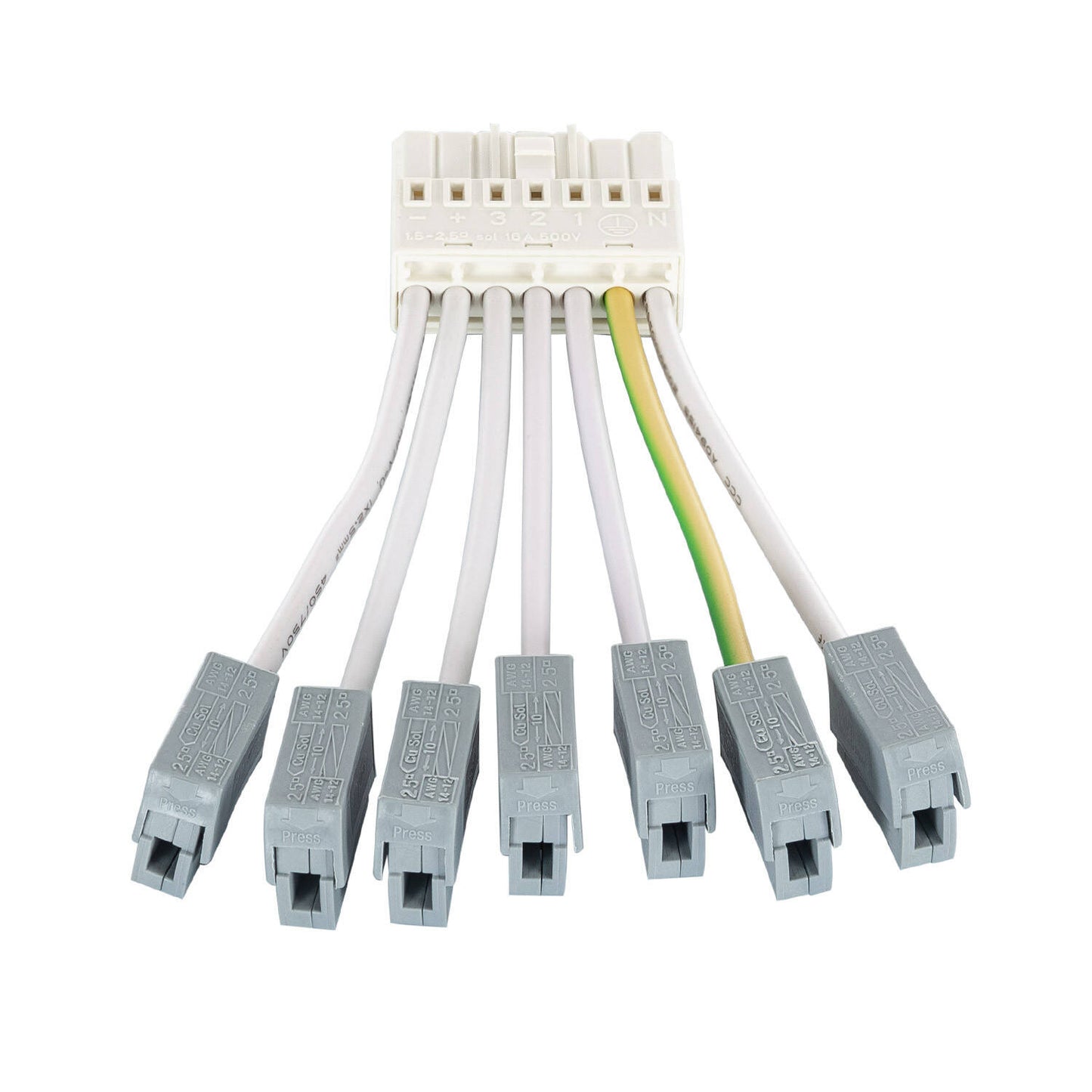 Connecteur Secteur pour Module Linéaire LED Trunking Retrofit, Blanc, CE