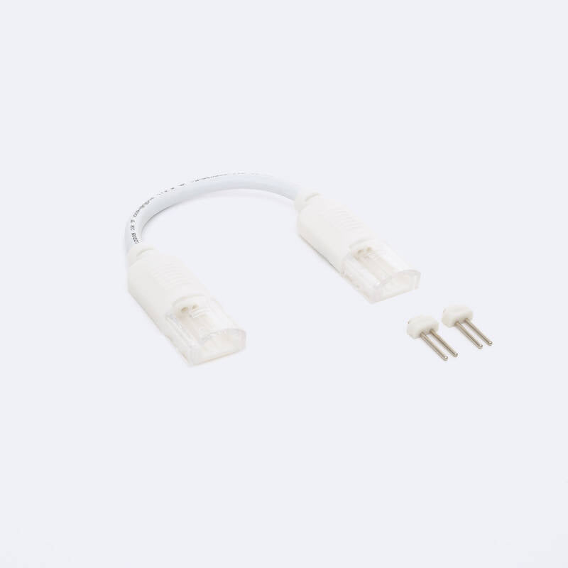 Connecteur Double pour Ruban LED 220V AC, 12mm, IP65, Usage Intérieur