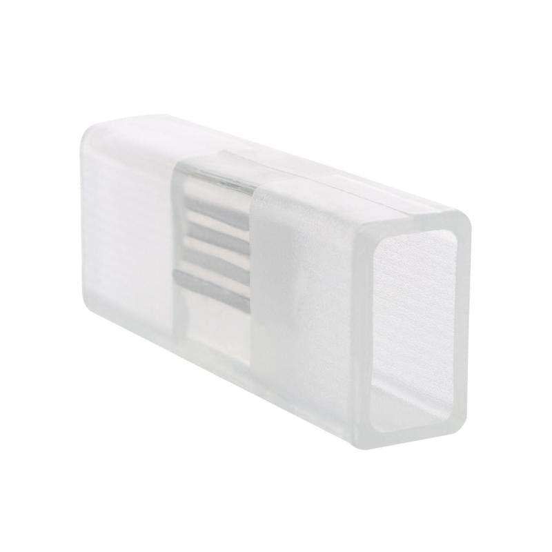Connecteur Gaine Néon LED 11W/m RGB 220V, Semi-circulaire 180° IP67, Extérieur/Intérieur