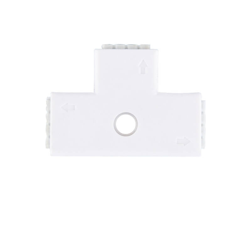 Connecteur Rapide Type 'T' pour Ruban LED 12/24V RGB, IP20, Usage Intérieur