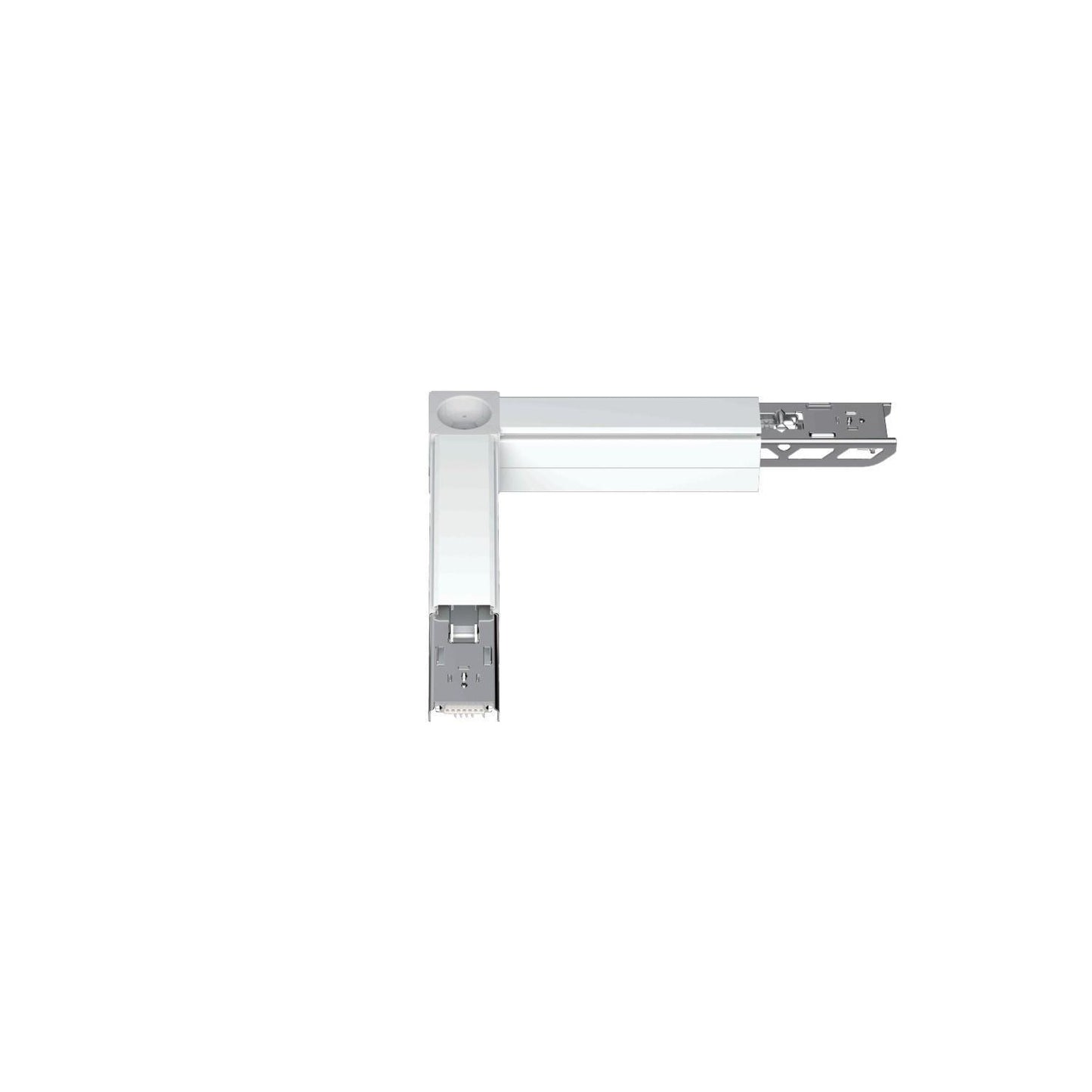 Connecteur Type T pour Barre Linéaire LED, Acier Blanc, IP20