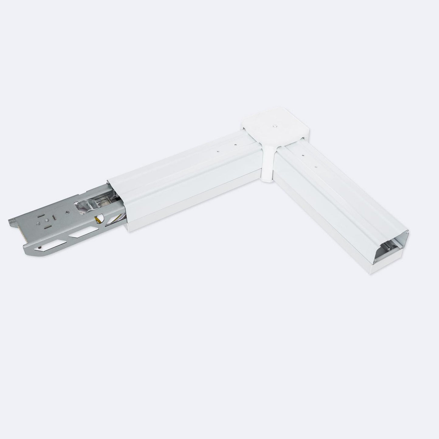 Connecteur Type T pour Barre Linéaire LED, Acier Blanc, IP20