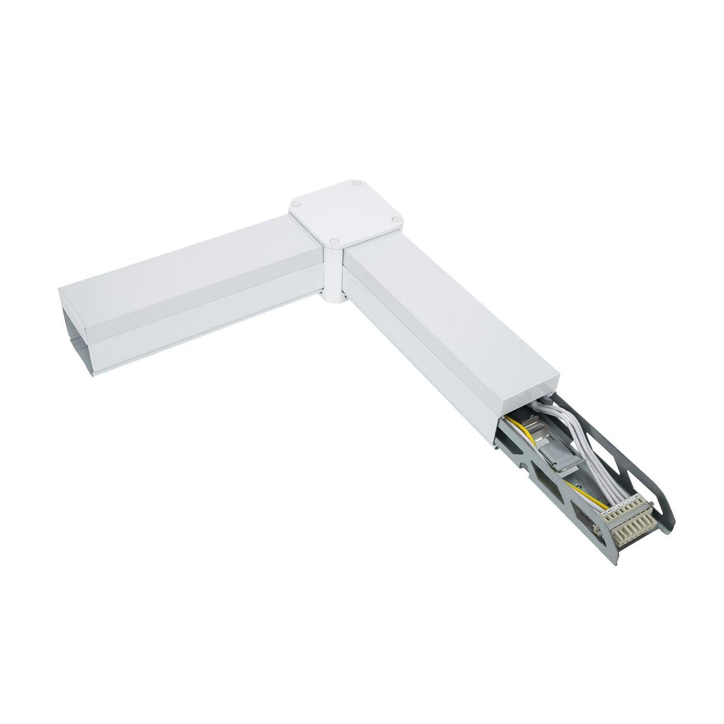 Connecteur Type T pour Barre Linéaire LED, Acier Blanc, IP20
