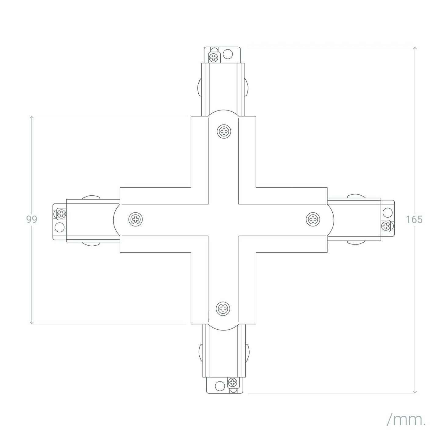 Connecteur Rail Triphasé 10A pour Installation Facile