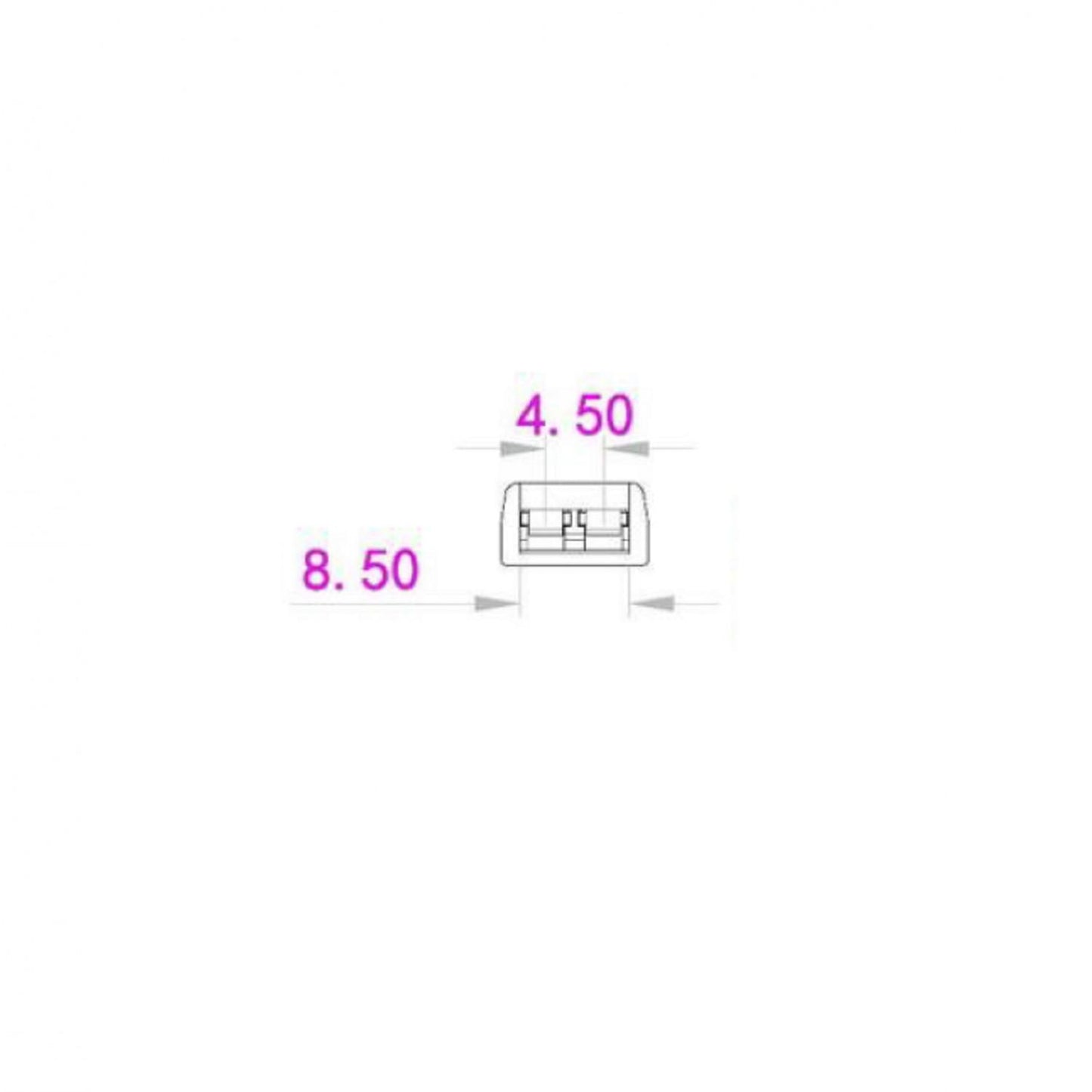 Connecteur Ruban LED Intérieur 8/10mm IP20 avec Vis