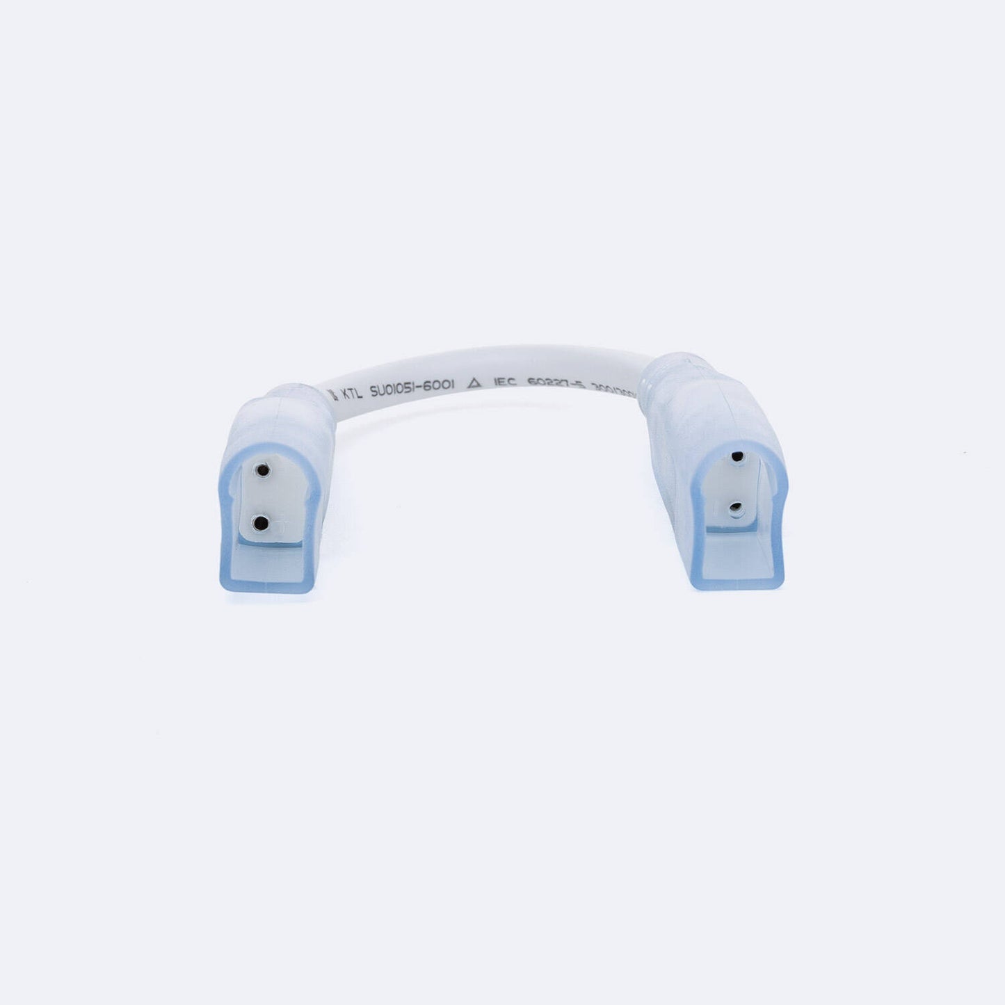 Connecteur Double pour Ruban Néon LED 220V, IP20, Usage Intérieur