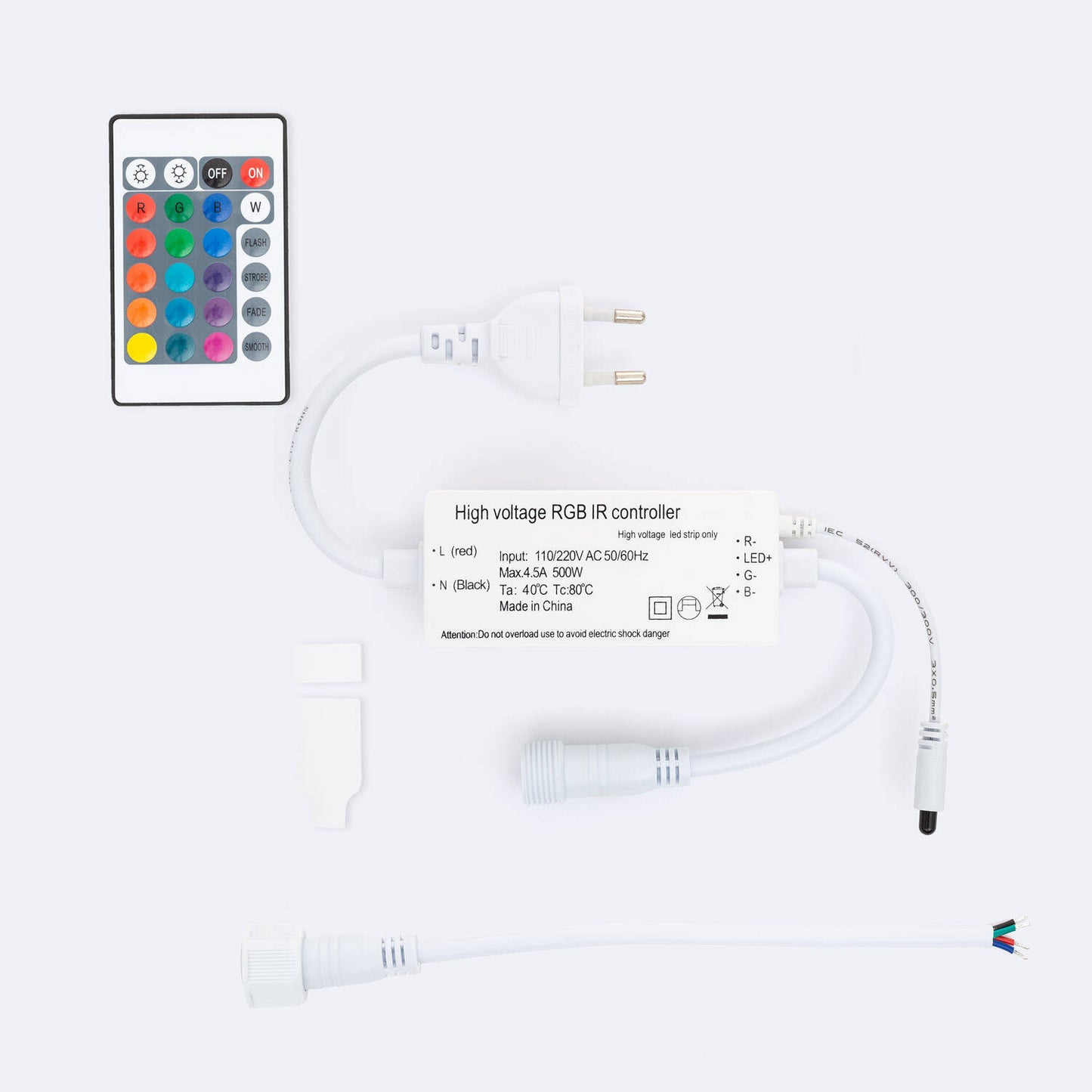 Gaine LED Ronde RGB 36 LED/m, IP65, 220V AC