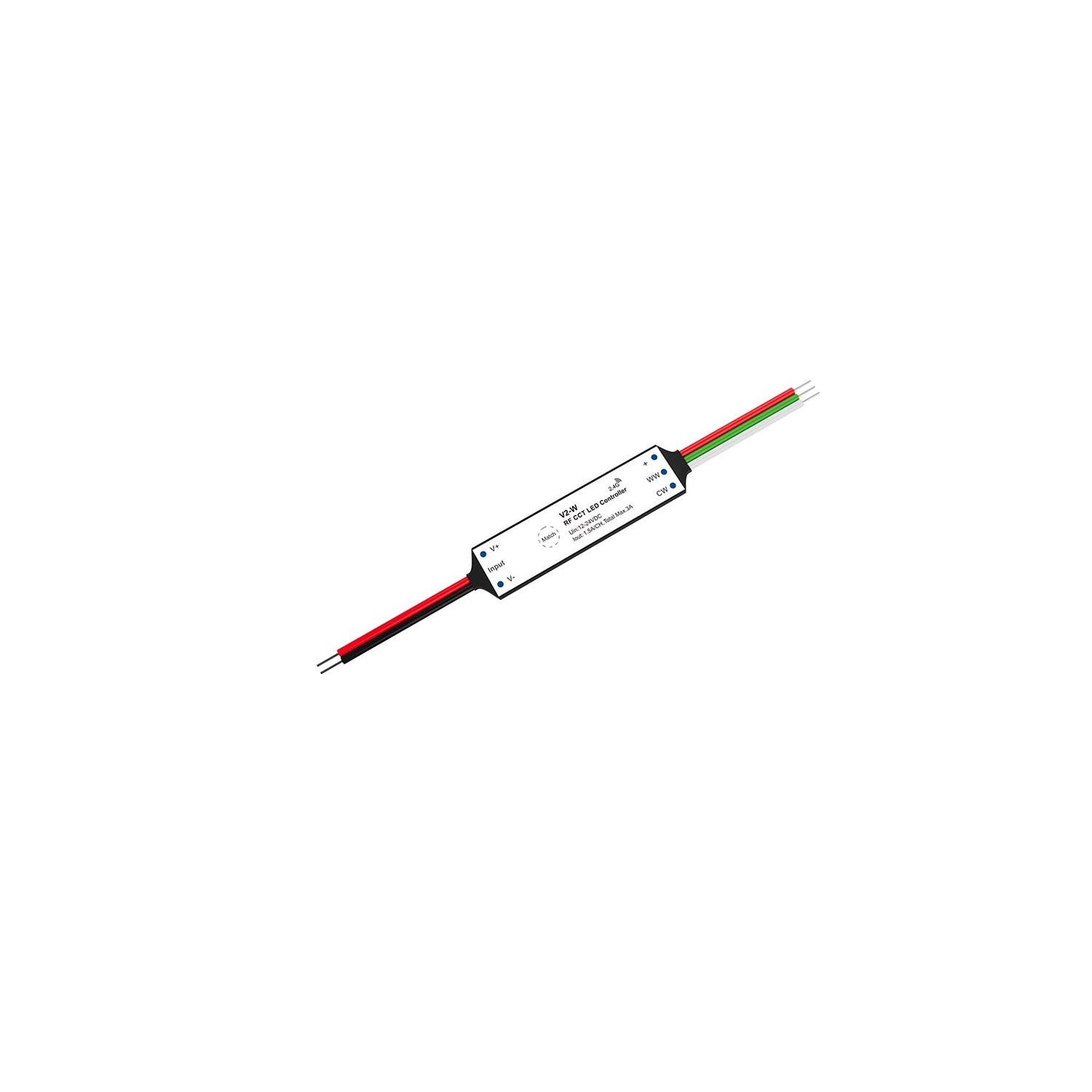 Variateur Ruban LED CCT Dimmable 75W IP20 Intérieur avec Télécommande