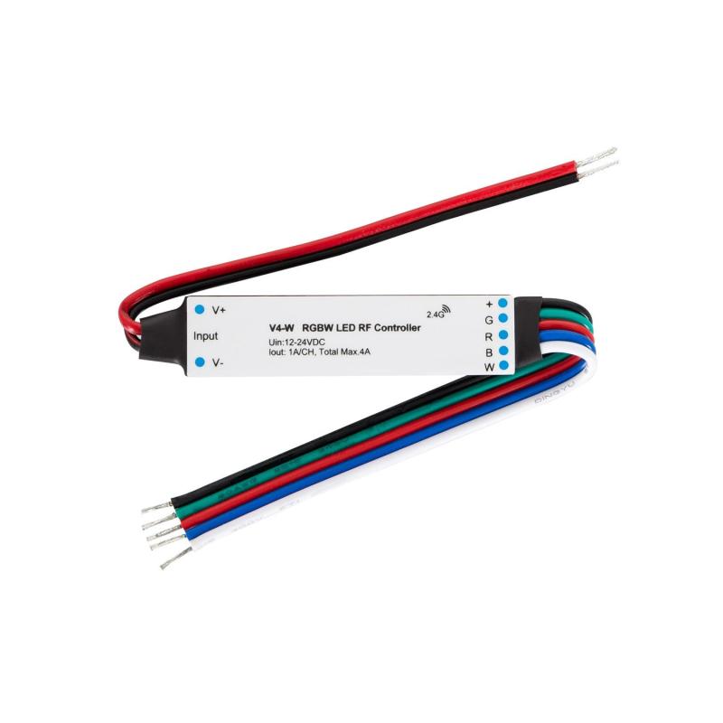 Contrôleur Variateur Ruban LED 75W 12/24V DC IP20 avec Télécommande RF