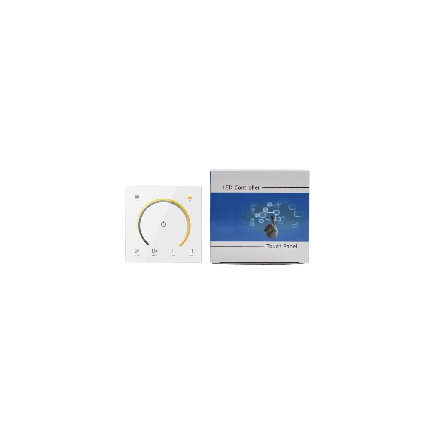 Contrôleur Tactile Mural pour Rubans LED, 288W, IP20, Encastré