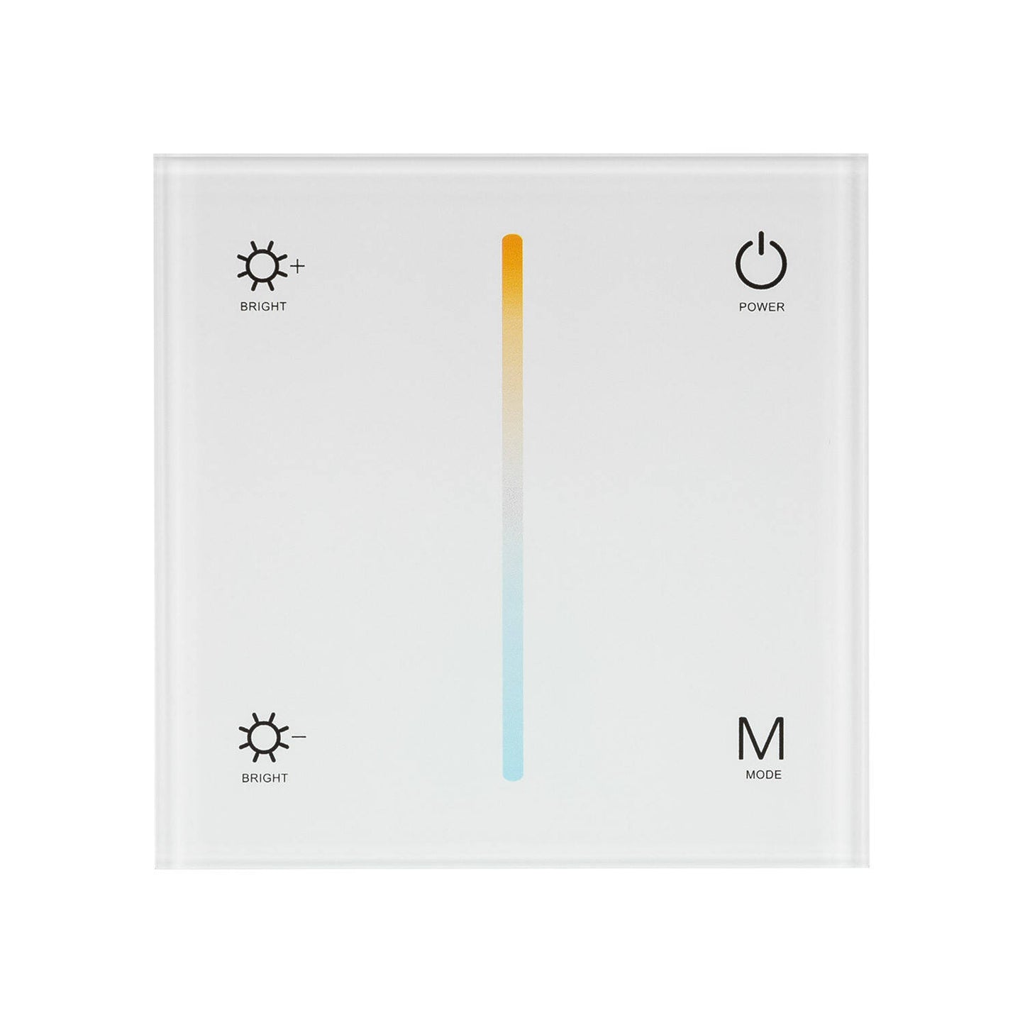 Contrôleur Tactile Mural pour Ruban LED 12/24V DC, IP20, Dimmable