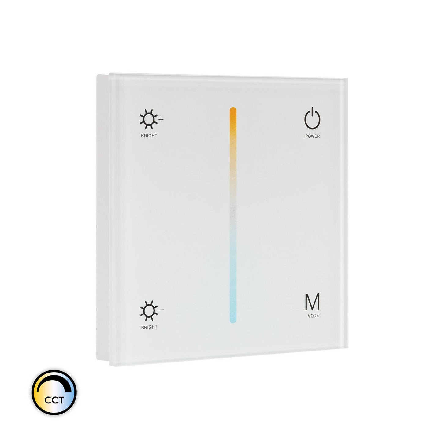 Contrôleur Tactile Mural pour Ruban LED 12/24V DC, IP20, Dimmable