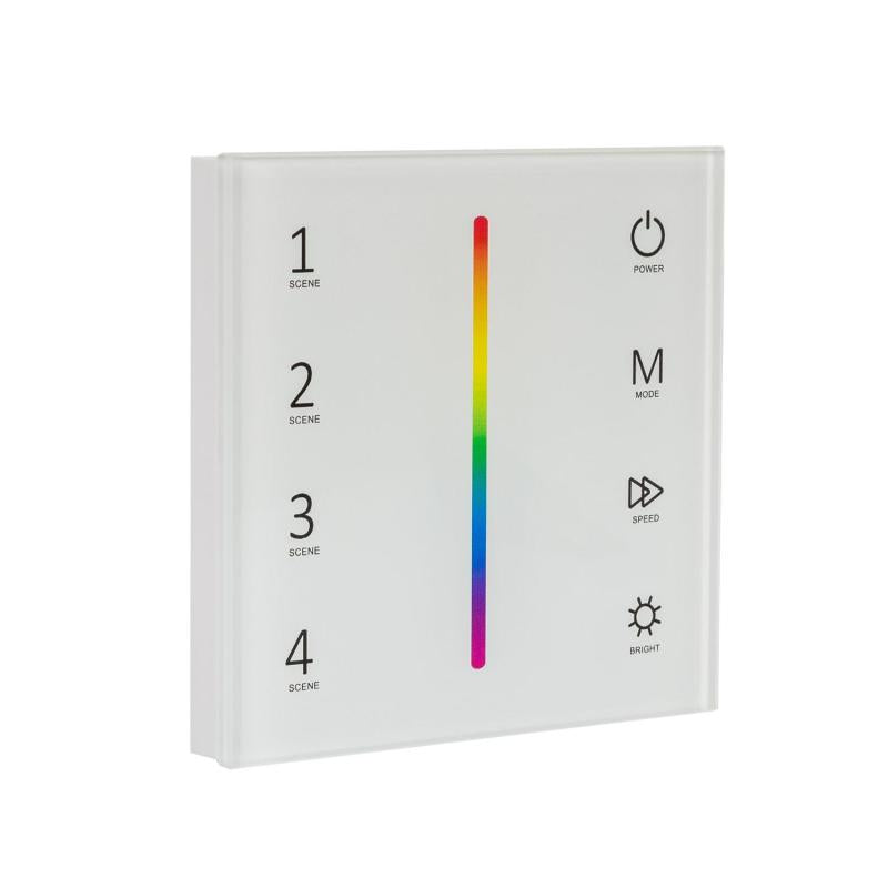 Contrôleur Tactile Mural pour Ruban LED 12/24V DC, IP20, 288W, Dimmable